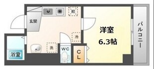 みおつくし東なんばの物件間取画像